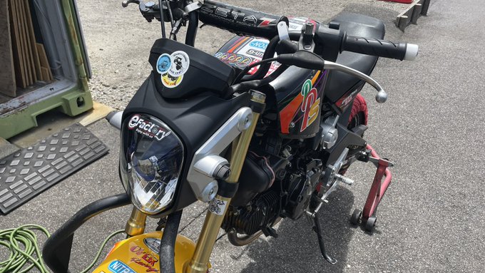 GROM JC61の再セッティング事例で公開された車両写真